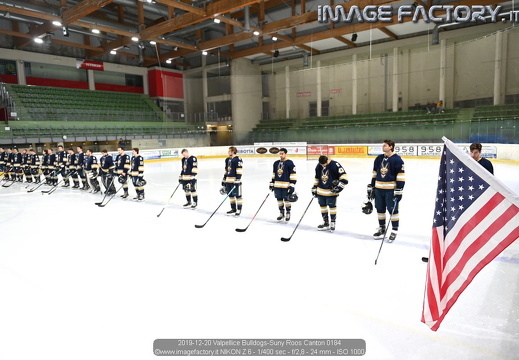 2019-12-20 Valpellice Bulldogs-Suny Roos Canton (1-5)